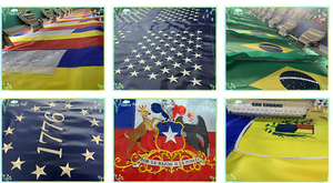 Cao cấp 3x5 ft ngoài trời nhiệm vụ nặng nề Nylon OK cờ thêu <span class=keywords><strong>Oklahoma</strong></span> Nhà Nước Cờ mạnh nhất và lâu nhất kéo dài quốc gia cờ - Product Image 6