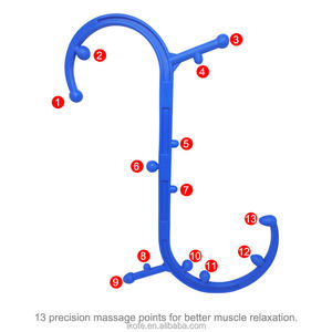 Bastón de Masaje de Puntos de Activación con Puntos de Acupresión, Herramienta de Terapia de Tejido Profundo para Aliviar el Dolor Muscular de Espalda, Cuello y Hombros - Product Image 6