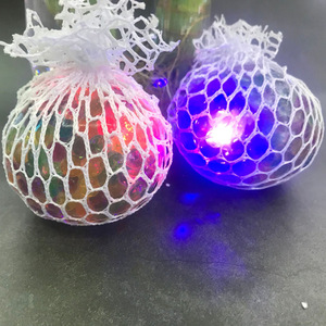 2024 superventas juguetes al por mayor niños Fidget juguete malla Squeeze Ball juguete Squishy malla brillo uva estrés bolas - Product Image 5