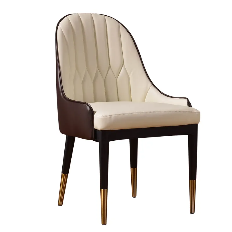 Chaise de salle à manger, haute qualité, classique, de styliste, avec base en fil métallique