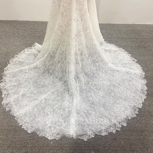 Vestido de Novia Sirena de Lujo Lsqx136 con Bordado Francés Exquisito y Encaje, Vestido de Novia Sirena con Varillas de Soporte Jancemebr - Product Image 4