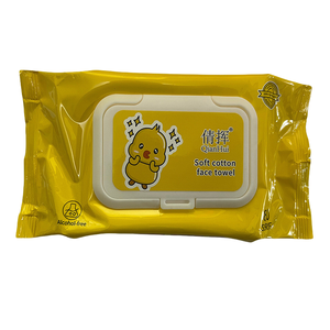 Eau pure douce pour la peau mains et bouche bébé tissu humide Spunlace matériel nettoyage des aisselles lingettes humides 40 tire - Product Image 2