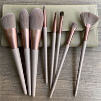 Profession 8 Pièces De Haute Qualité Maquillage Brosse Ensemble Fondation Poudre Fard À Paupières Cosmétiques maquillage Pinceaux Kit