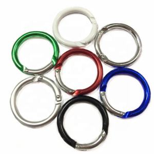 Moschettone Rotondo in Lega di Alluminio, Gancio a Scatto Rotondo, Anello a O 7x46mm, Portachiavi, Fibbia, Accessori per Borse e Animali - Product Image 5