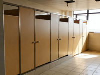 Système de cloisons de toilettes modernes pour les salles de bain des centres commerciaux