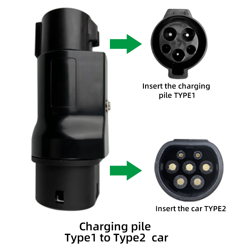 Adaptador de carregador ev portátil J1772 de 60a para Type2 ev charger de 250v para carro TESLA