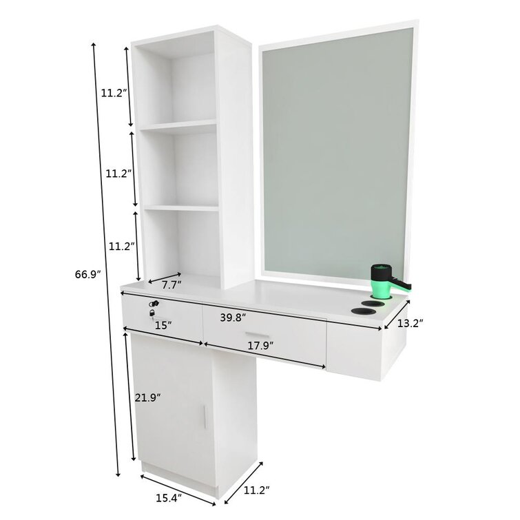 Высококачественный дизайн с использованием экологически чистых материалов практичная и удобная настенная станция для волос