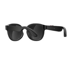 Smart <b>Glasses</b> With Single <b>Camera</b> PLASTIC TITANIUM Frame Black Round Design AI Assistant Wearable G1 - Product Image 4