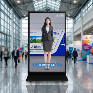 Machine publicitaire numérique holographique 3D de 75 pouces avec <span class=keywords><strong>intelligence</strong></span> <span class=keywords><strong>artificielle</strong></span>, luminosité 400 cd/m², lecteur publicitaire à écran IA - Product Image 5