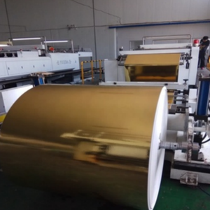 Altın metalize kağıt levha/Metallizde kağıt makara metalize kurulu/baskı, kek tabanı için ambalaj - Product Image 6