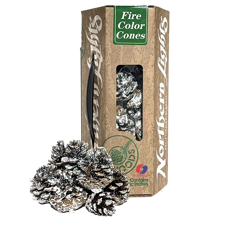 Magic Fire Flame Color Changing Pine cones Fireplace Christmas Gift Accessory