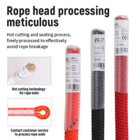 Corde d'escalade en gros HBC, certifiée UIAA CE, pour travaux en hauteur, sécurité, descente rapide, corde statique en nylon, roche, 30KN