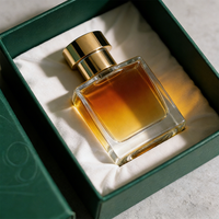 Botellas de Perfume de Vidrio Cilíndricas de Estilo Vintage de Alta Gama con Logotipo Personalizado en Color, 30ml/50ml/100ml, con Pulverizador y Caja de Empaque