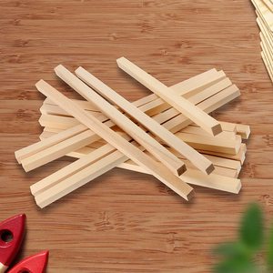 Varillas cuadradas de madera de pino de haya personalizadas, productos de moda, baratas, <span class=keywords><strong>12</strong></span> pulgadas, 1/2 - Product Image 6