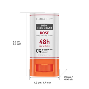 Desodorante en Barra Portátil de Sándalo de 15g, Protección contra el Olor por 48H, Frescura Natural, Mini Desodorante - Product Image 5