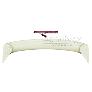 Haosheng Aileron arrière de voiture Tuning ABS plastique fibre de carbone Look avec lampe Aileron arrière de coffre pour <span class=keywords><strong>Toyota</strong></span> Camry 2003-2005 - Product Image 1