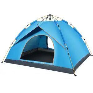 Camping en plein air escalade tentes de randonnée vente chaude grand luxe auto ouverture rapide personnalisée plage ouverture automatique pliage