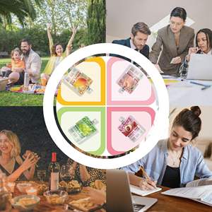 Collations personnalisées zéro sucre boisson gelée de konjac aromatisée aux fruits bonbon sucré instantané alimentaire sans gras emballé <span class=keywords><strong>dans</strong></span> un sac - Product Image 3