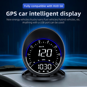 <span class=keywords><strong>2022</strong></span> nouveau hud G6 2.5 pouces, outil de diagnostic automatique de voiture, affichage tête haute GPS compteur de vitesse numérique pour moto camion - Product Image 2