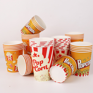 Cubos de Palomitas de Maíz Desechables Impresos Personalizados, Recipientes de Papel Grueso para Palomitas de Maíz para Cine, Envases para Alimentos a Granel - Product Image 3