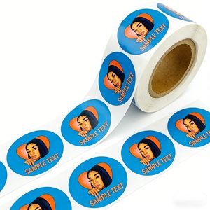 Autocollants en rouleau personnalisés pour boîtes de cuisine, étiquettes alimentaires en papier, scellés pour poulet, hamburgers, restaurants, gobelets en PVC – Tailles 1, 2 et 3 pouces – Idéal pour petites entreprises - Product Image 4