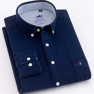 Ropa de moda para hombres, 2020 de los hombres de manga larga t camisas para <span class=keywords><strong>hombre</strong></span> camisa Formal - Product Image 6