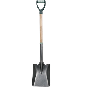 Lớp DIY Carbon thép 45 lưỡi gỗ thẳng xử lý vườn & nông nghiệp công cụ xẻng Spade với 12-tháng bảo hành - Product Image 1