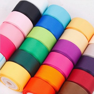 Custom LaRibbons Recycled Polyester/Cotton <b>Red</b> Grosgrain Ribbon 1-1/2 Inch Solid Color Woven <b>Glitter</b> Printed Single Face Vietnam - Product Image 5