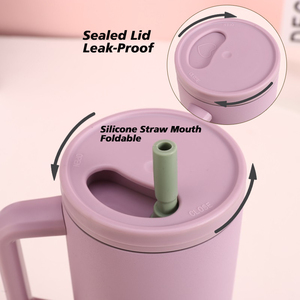 2025 New 40 Oz Khuyến Mại Chai Nước Cốc Xoay Kín Nắp Nóng Và Lạnh 304 Thép Không Gỉ 40 Oz Cốc Với Xử Lý - Product Image 3