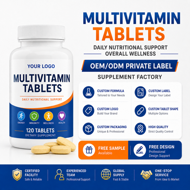 Multivitamin Tablets Manufacturer Private Label Custom Formula Wholesale Bulk for Global Wellness Brand Buyers OEM ODM B2B