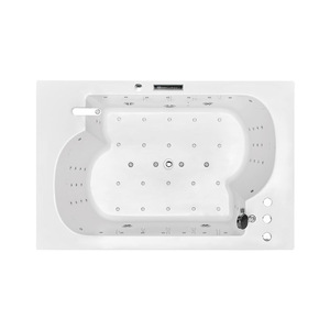 Bañera de Hidromasaje Moderna Independiente para Uso Familiar, Bañera de Hidromasaje con Masaje <span class=keywords><strong>Corporal</strong></span> Completo, Bañera de Hidromasaje con LED - Product Image 5
