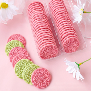 Décoration de gâteau ronde rose Sakura de 220g, insert pour cupcakes, accessoires de pâtisserie pour la décoration de table de desserts à la maison ou en boulangerie - Product Image 2