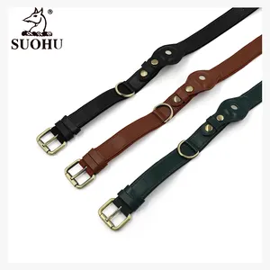 Stylish Leather Dog Collar Personalized Feather Solid Adjustable Luxury Leather Bow Tie Dog Collar Pet Cat Dog Small Animals