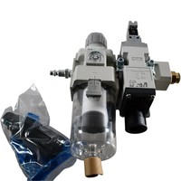 Regulator Filter Aw40-n02e-z-b Baru Vp717y-5yo1 Solenoid Relief Frl Set Lengkap Aksesori Plc Industri: Sensor /
