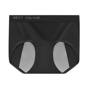 Pantaloni da donna all'ingrosso senza cuciture in Nylon Spandex nudo per il periodo mestruale periodo mestruale mutandine a tenuta stagna - Product Image 6