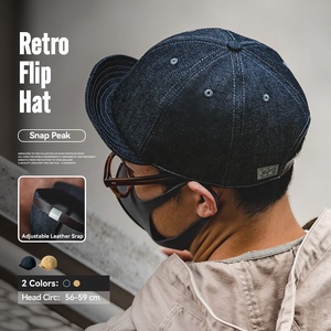 Cappello da Baseball Vintage in Denim da Uomo Maden, con Visiera Corta, Stile Streetwear e Workwear, Lavato, Tendenza Autunnale 2026 - Product Image 2
