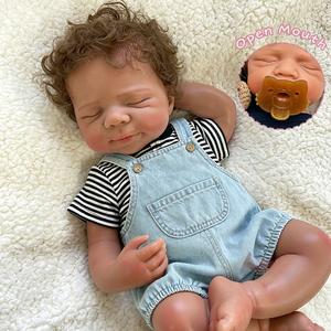Aori Muñecas Reborn de bebé negras para niñas - Muñecas de bebés americanos negros realistas que parecen reales de 20 pulgadas, muñecas de bebé recién nacidas de vinilo suave realistas con