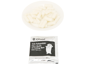 จาจัง ข้าวเกรียบกึ่งสำเร็จรูป รสชาติเข้มข้น ไม่เผ็ด อาหารเกาหลี โอ'ฟู้ด ซอสถั่วดำเกาหลี ต๊อกป๊อกกี้ 140 กรัม - Product Image 5