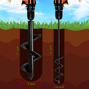 Xe ô tô sửa chữa công cụ khoan khoan bit trồng dễ dàng planter vườn <span class=keywords><strong>Auger</strong></span> bóng đèn giường nhà máy augers bài lỗ <span class=keywords><strong>Digger</strong></span> công cụ - Product Image 5