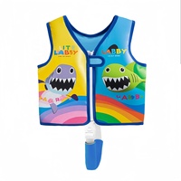 Gilet de sauvetage pour enfant en néoprène personnalisé mignon dessin animé enfant bébé veste de natation flottabilité flottant maillot de bain aide à la natation gilet tout-petits