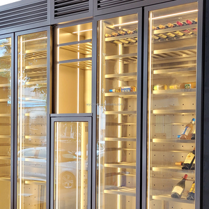 Frigorifero per Vini Elettrico Personalizzato in Acciaio Inox con Controllo della Temperatura a 5 Gradi, Vetrina Espositiva per Vini da Esterno - Product Image 3