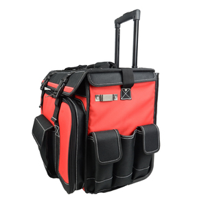 Proveedores OEM profesional de servicio pesado de 20 pulgadas de gran reparación reforzada HVAC AC servicio eléctrico carrito rodante bolsa de herramientas - Product Image 1