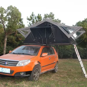 Tenda da campeggio per auto Garage pieghevole 4 persone mini Toruk tenda da tetto per auto Overland di alta qualità Soft Shell tenda da tetto per viaggio su strada