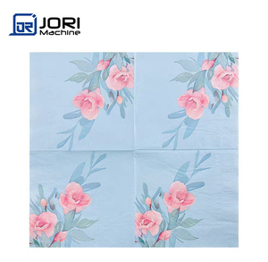 Automatic Restaurant Napkin Tissue Embossing Six Colors Flexographic Printing Folding Machine Production Line PLC Motor Engine - Product Image 2