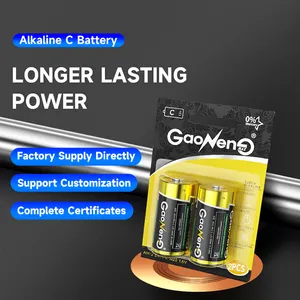 Gaonengmax C Piles 1.5v Lr14 Alkaline Pilas Dry Battery La Pile C Am2 Lr14 Alkaline Batteries For Electronic Toys