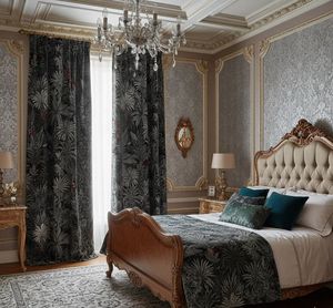Elegant Madagascar Nature Floral Window <b>Curtains</b> Dense Floral Panel 70% Light Blocking Premium Printed Drapes <b>for</b> Living Room - Product Image 2
