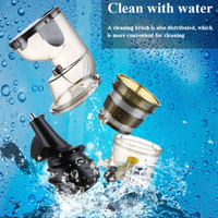 Extracteur Commercial Portable en Acier Inoxydable – Centrifugeuse Lente Automatique pour Jus d'Orange
