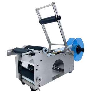 Semi-Automatic Handheld Bottle Labeling Machine for Glass Vial Flat Plastic for Wet Glue Woven Woven Labeling - Product Image 1