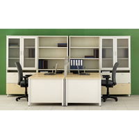 Bureau de direction moderne en L, très vendu, avec tiroirs de rangement – structure en acier et aluminium durable et écologique, garantie 5 ans