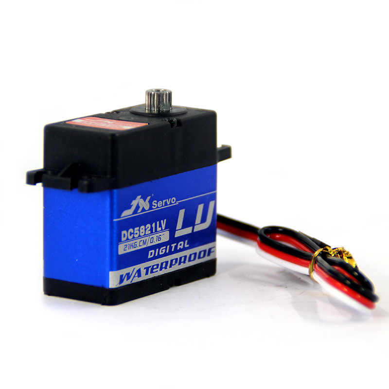 JX servo DC5821LV водонепроницаемый полностью водонепроницаемый цифровой высококачественный сервопривод 20 кг с металлическим рычагом 25T для радиоуправляемого автомобиля 1/8 1/10